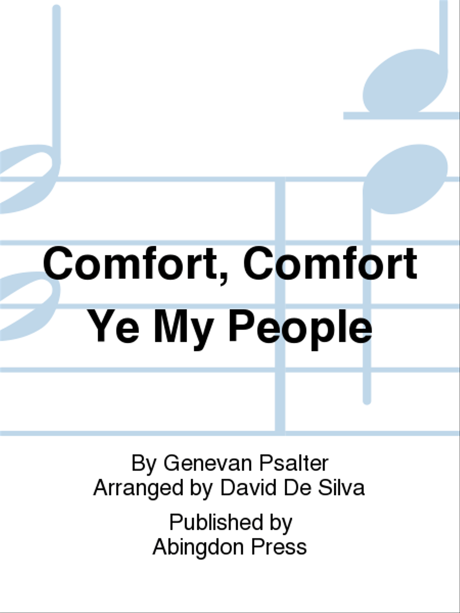 Comfort, Comfort Ye My People Choir scores gallery preview page 1