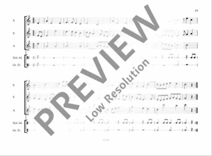 Old French Dances SSA scores gallery preview page 20