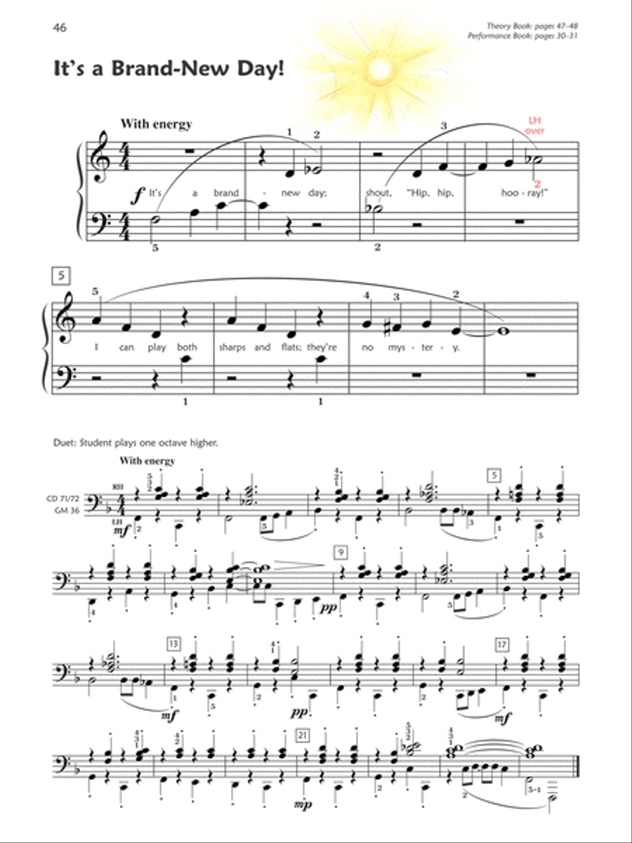 Premier Piano Course Lesson Book, Book 1B Piano Method scores gallery preview page 6