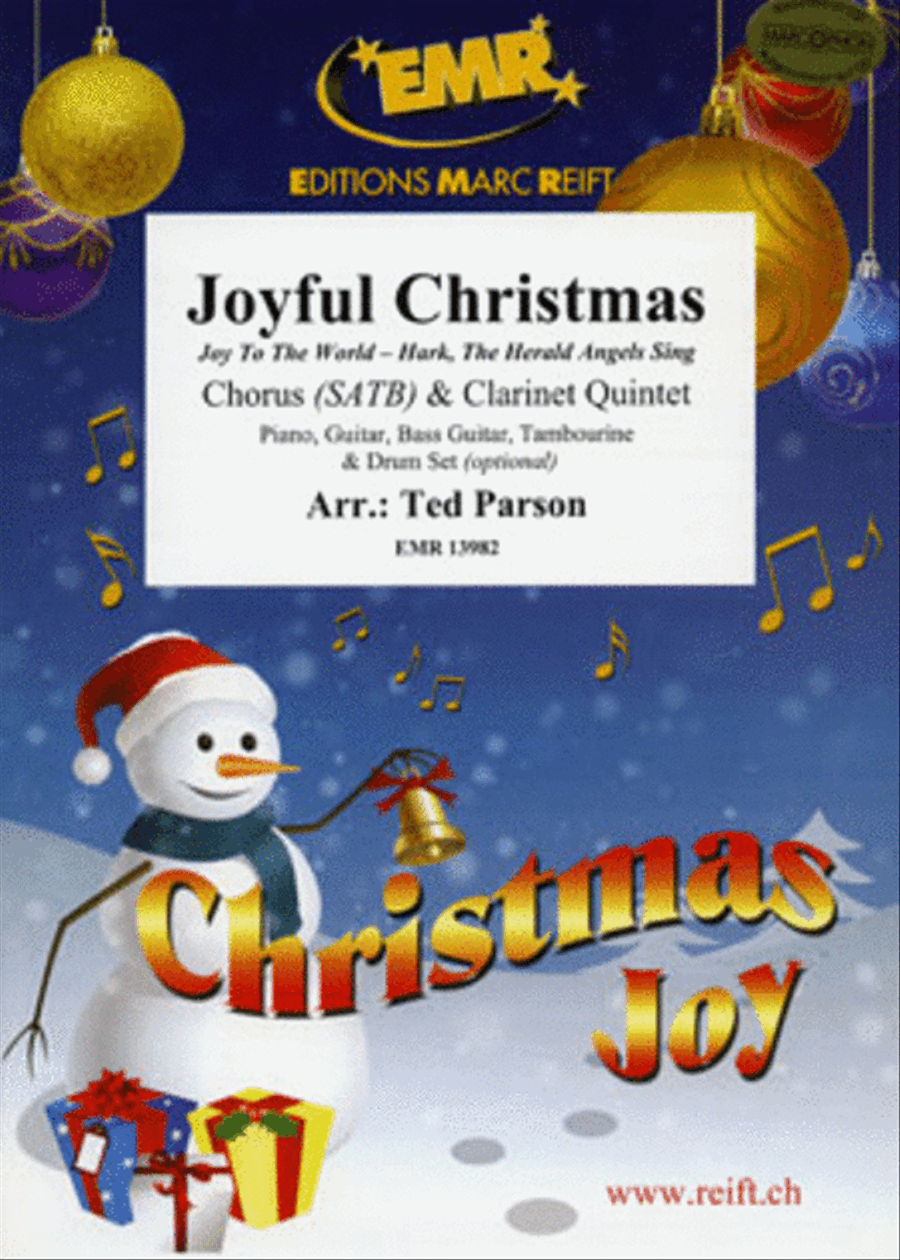 Joyful Christmas Clarinet Quintet scores gallery preview page 1