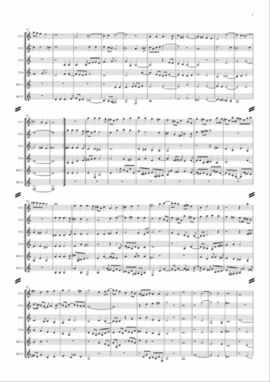 Jenkins - Fantazia No. 1 Woodwind Quartet scores gallery preview page 3