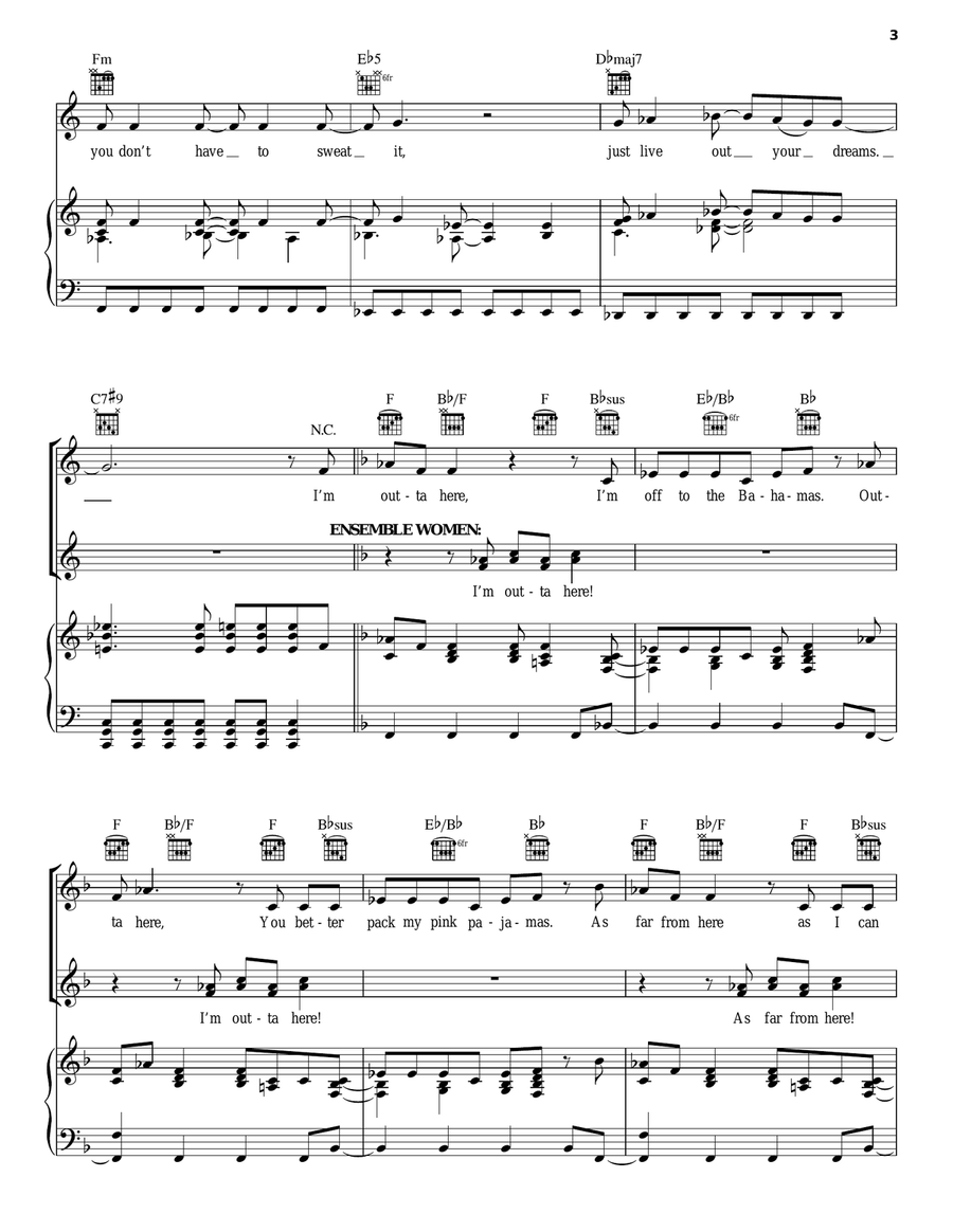 I'm Outta Here I'm Outta Here Guitar scores gallery preview page 3