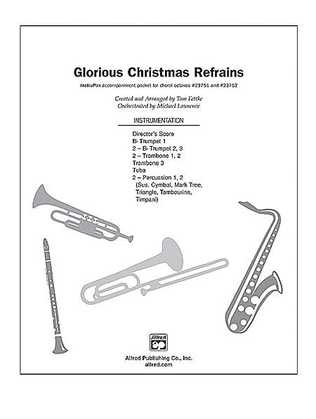 Book cover for Glorious Christmas Refrains