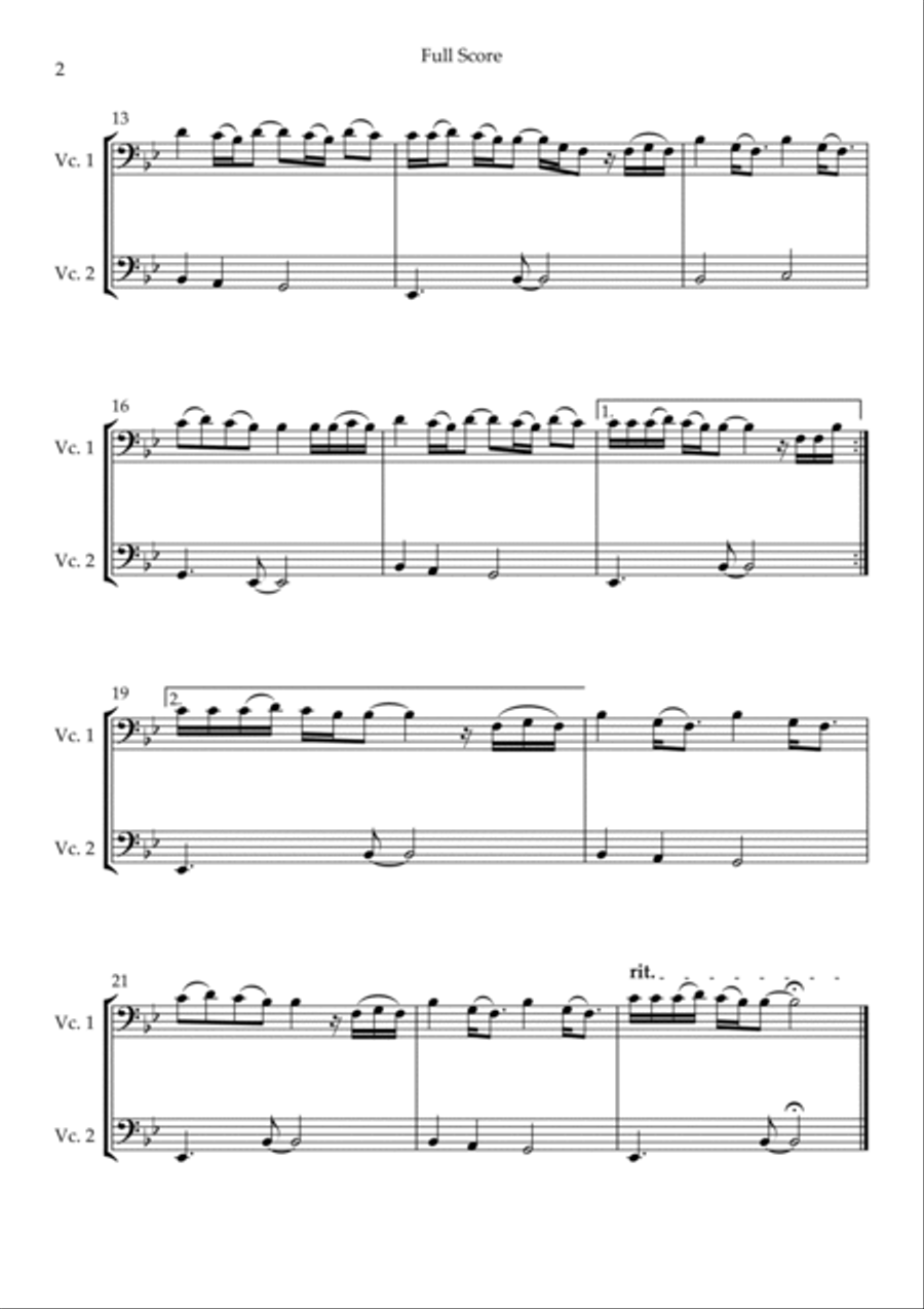 Meant To Be String Duet scores gallery preview page 2