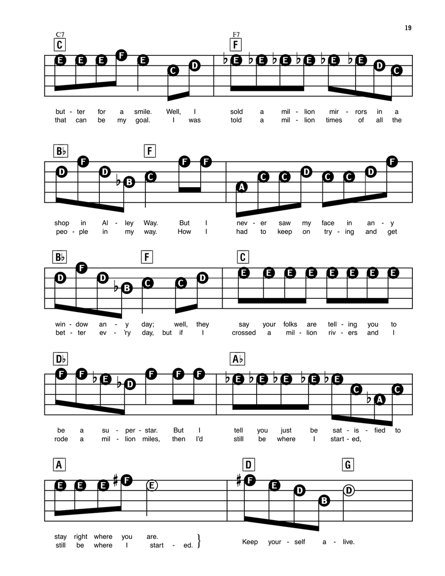 Keep Yourself Alive Electronic Keyboard scores gallery preview page 2