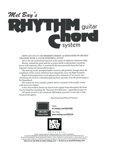 Rhythm Guitar Chord System image number null