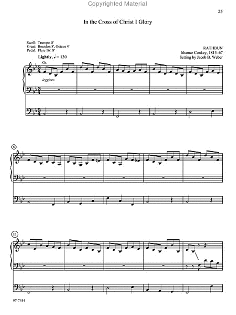 Soli Deo Gloria: Eight Distinctive Chorale Preludes for Every Organist, Set 1 Organ scores gallery preview page 8