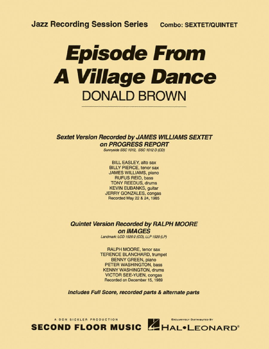 Episode from a Village Dance Jazz Ensemble scores gallery preview page 1