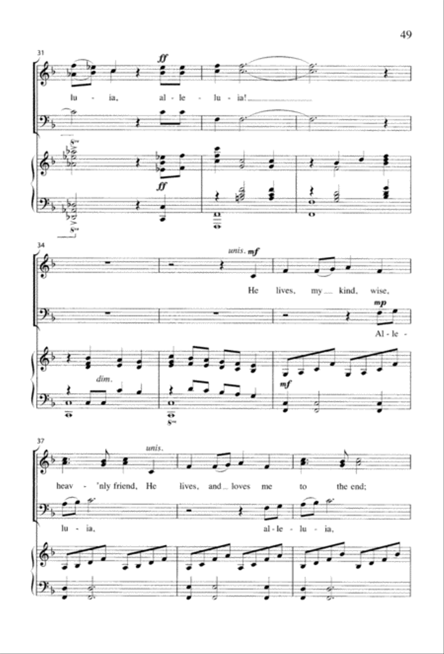 Christ the Crucified 3-Part scores gallery preview page 51