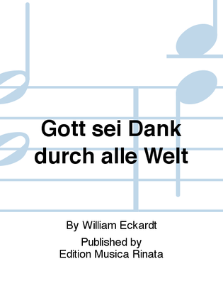 Book cover for Gott sei Dank durch alle Welt