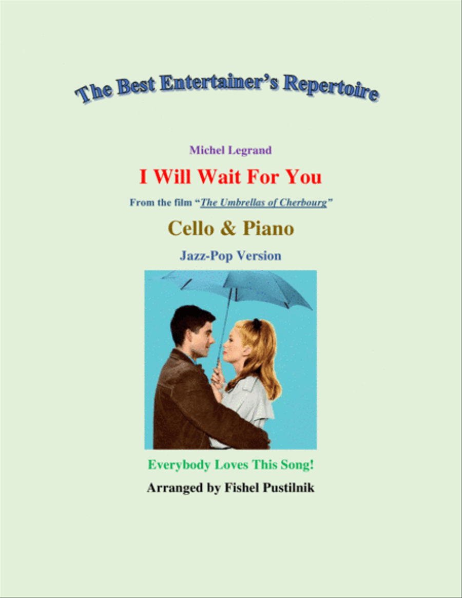 I Will Wait For You Piano scores gallery preview page 1