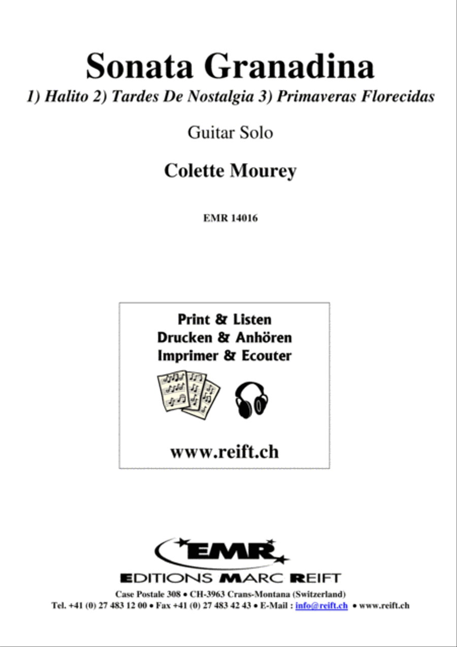 Sonata Granadina Classical Guitar scores gallery preview page 2