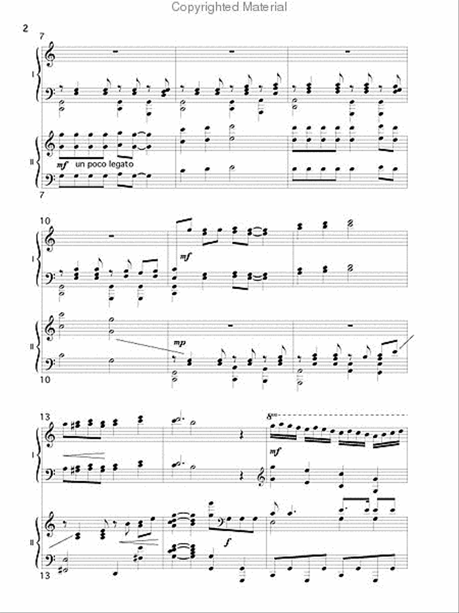 Two by Two Piano Duet scores gallery preview page 3
