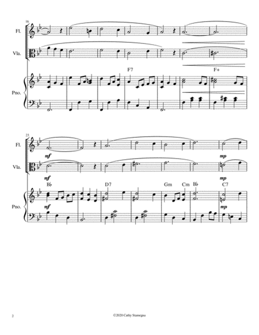 Let Me Call You Sweetheart (Flute/Viola Duet, Chords, Piano Accompaniment) image number null