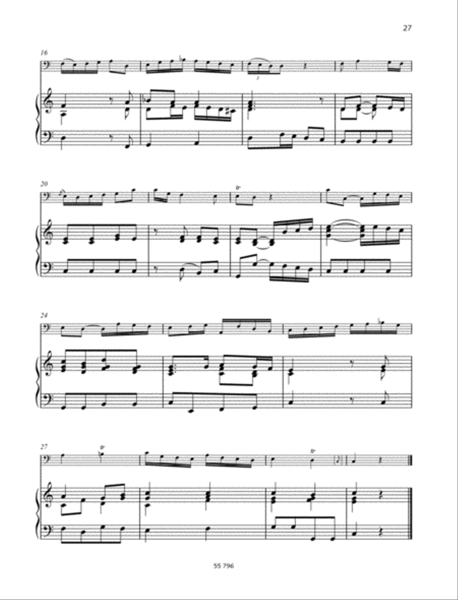 Adagio Piano Accompaniment scores gallery preview page 2