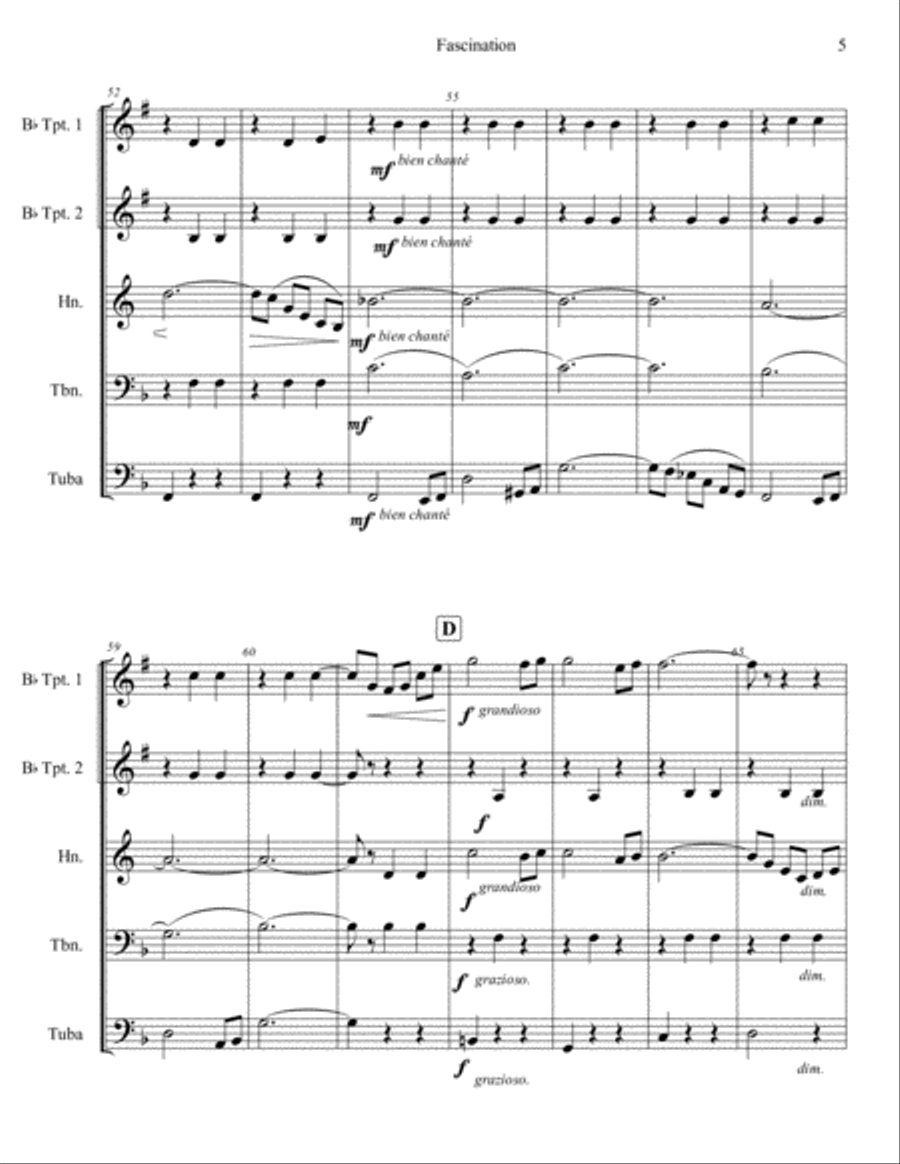 Fascination School and Community scores gallery preview page 6