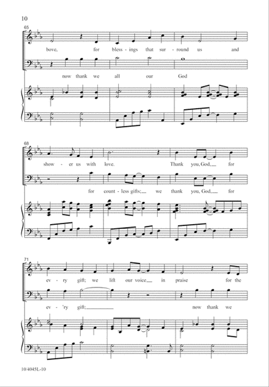 Simple Thanks Simple Thanks 2-Part scores gallery preview page 10