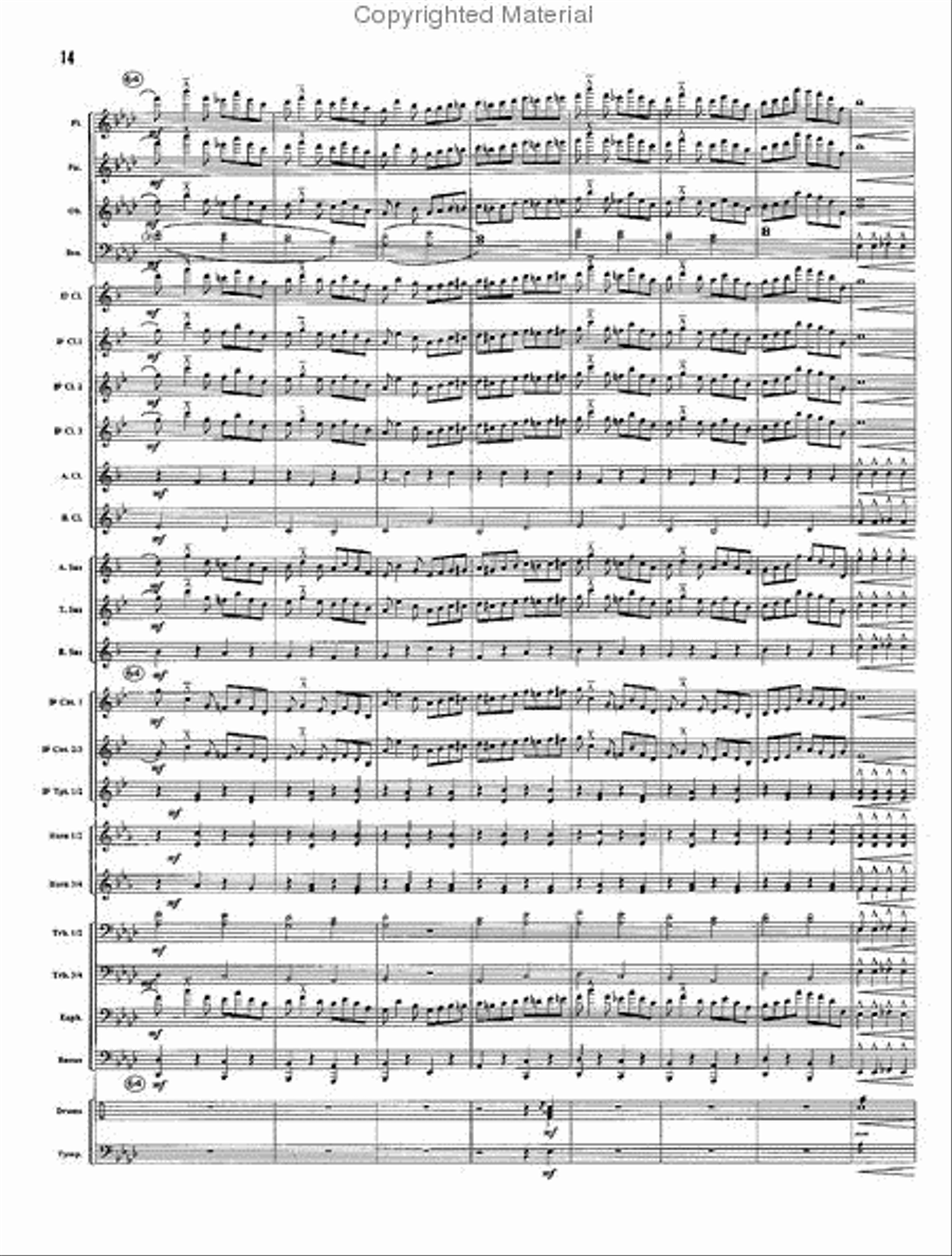 Willow Blossoms Concert Band scores gallery preview page 10