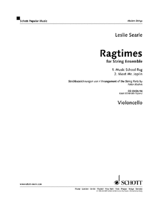 Searle Ragtimes Str Ensemble. Vc