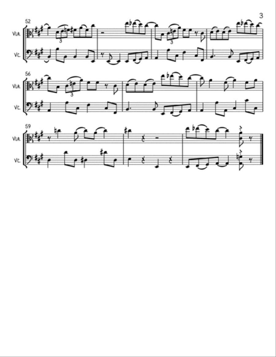 Always Look On The Bright Side Of Life String Duet scores gallery preview page 3