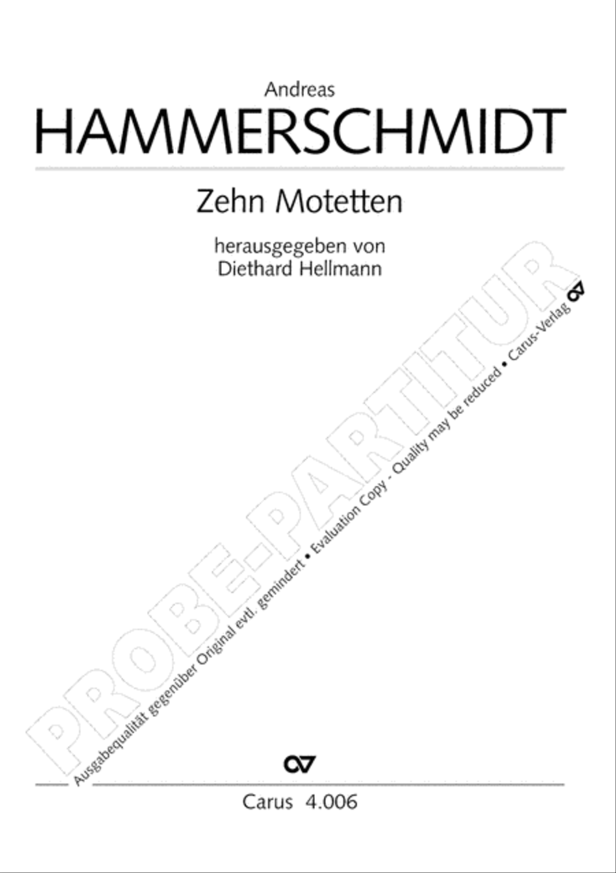 Ten motets Choir scores gallery preview page 3