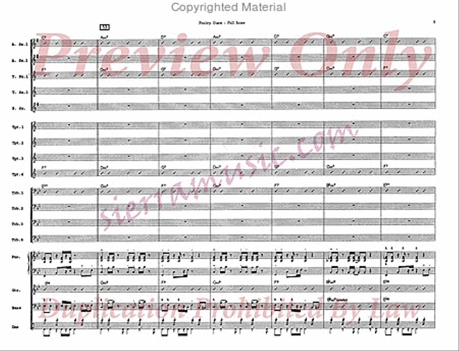 Poultry Guest Poultry Guest Big Band scores gallery preview page 10