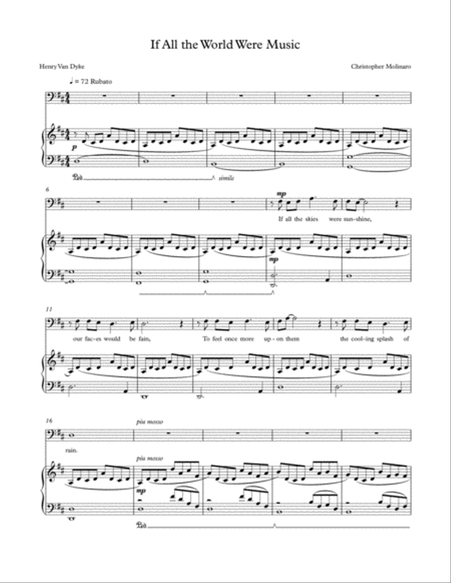 If All the World Were Music Voice scores gallery preview page 2