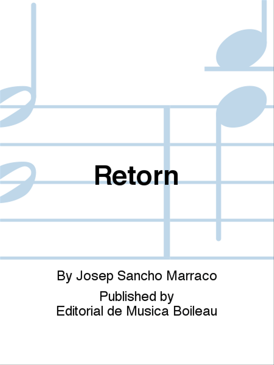 Retorn Retorn Piano Solo scores gallery preview page 1