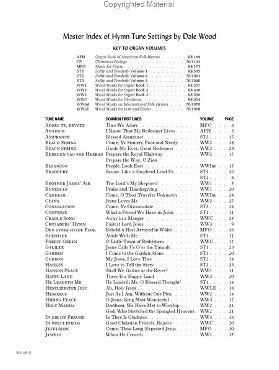 Wood Works for Lent and Easter Organ Solo scores gallery preview page 5