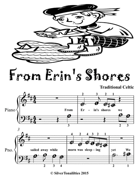 From Erins Shore Beginner Piano Sheet Music 2nd Edition