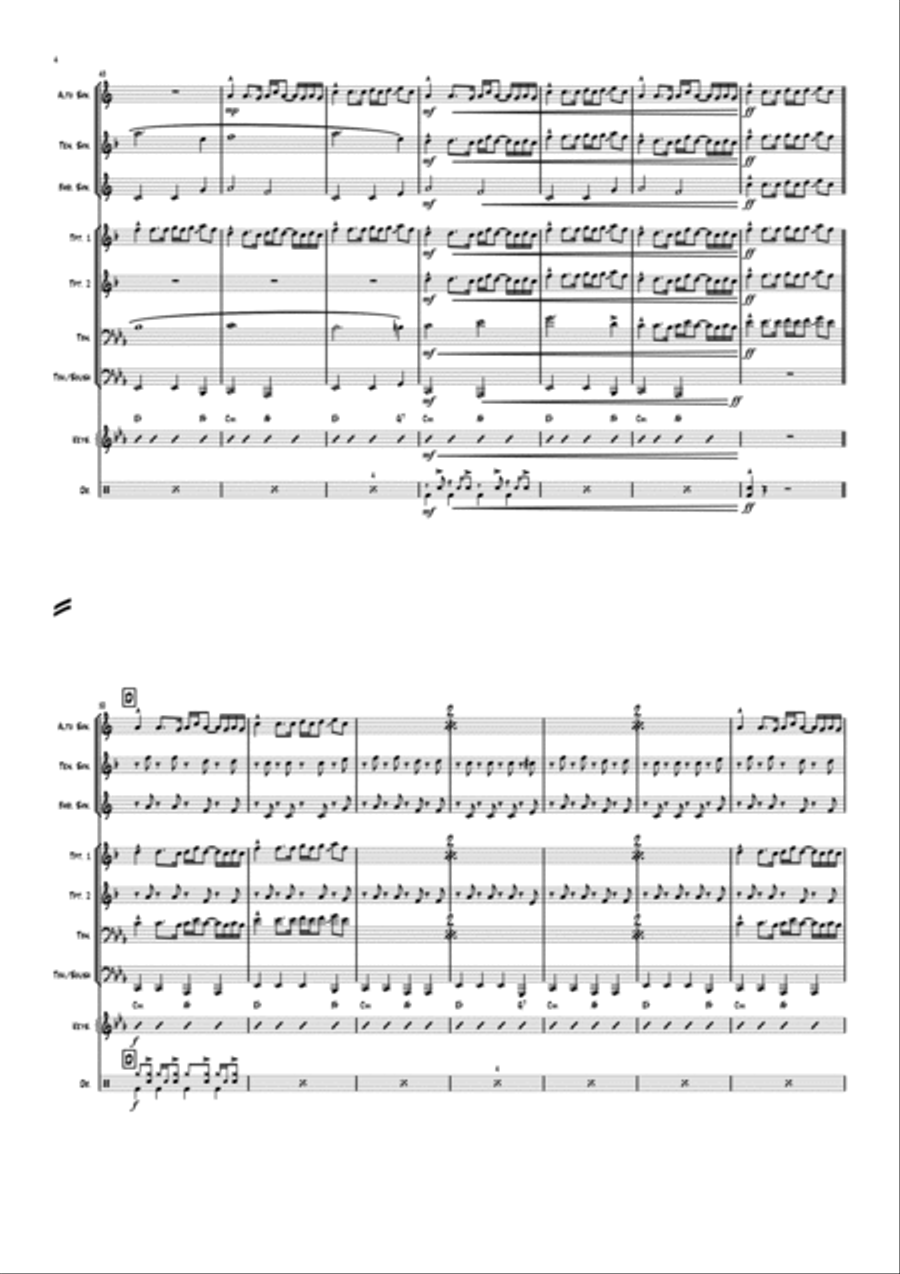 Wake Me Up Large Ensemble scores gallery preview page 4