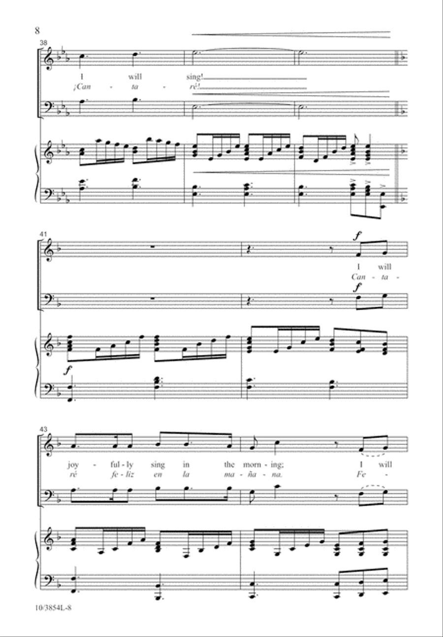I Will Joyfully Sing 3-Part scores gallery preview page 9