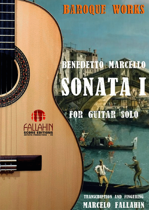 Book cover for SONATA I - BENEDETTO MARCELLO - FOR GUITAR SOLO