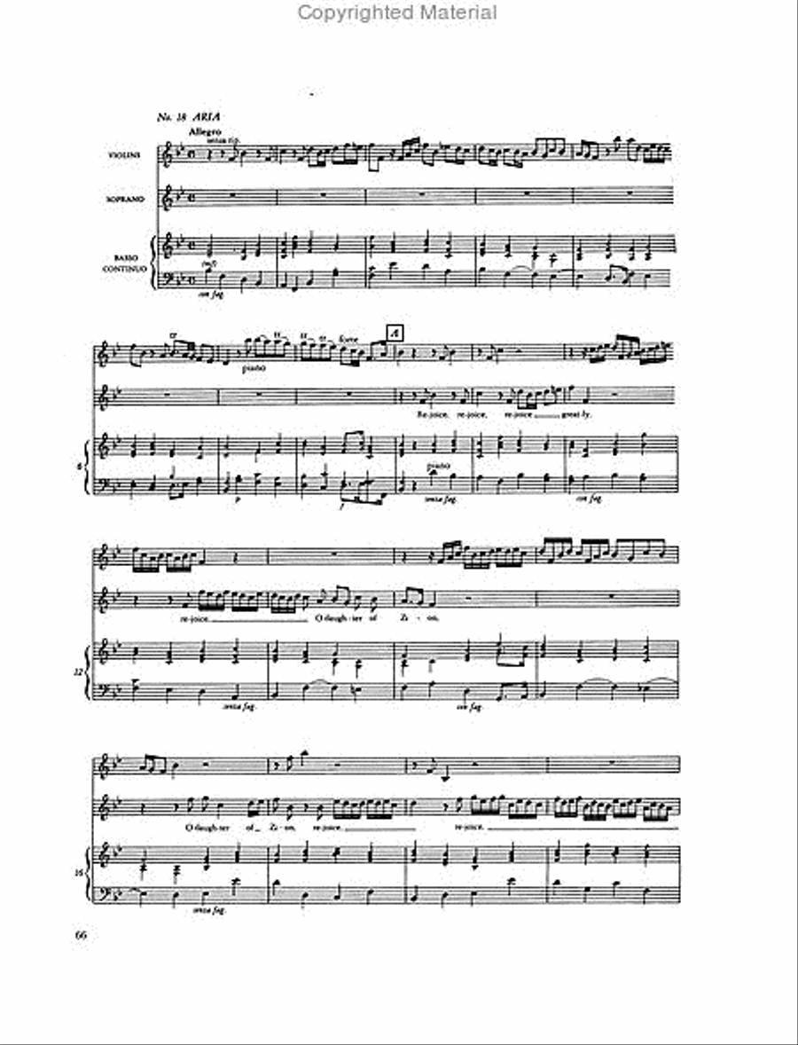 Messiah in Full Score Choir scores gallery preview page 4