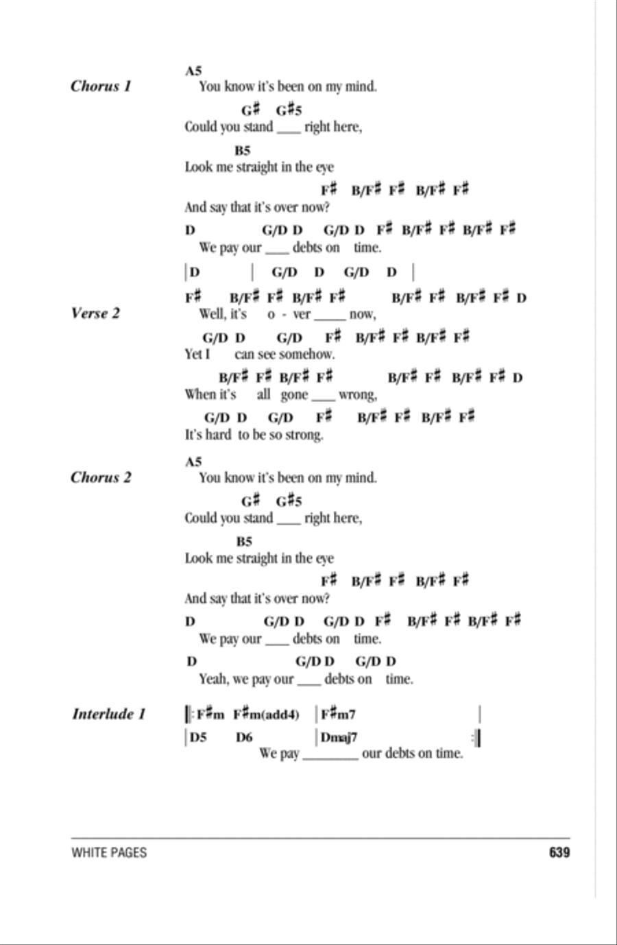 Over Now Acoustic Guitar scores gallery preview page 2
