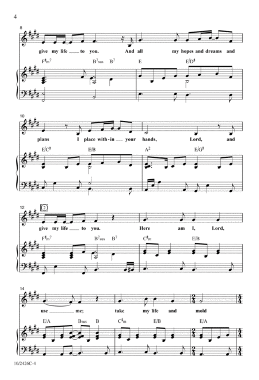 All I Ever Want to Be 4-Part scores gallery preview page 4