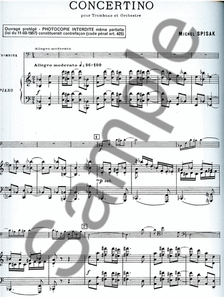Concertino (trombone & Piano)