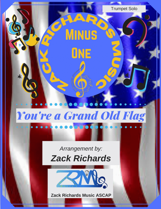 Book cover for You're a Grand Old Flag for Solo Trumpet