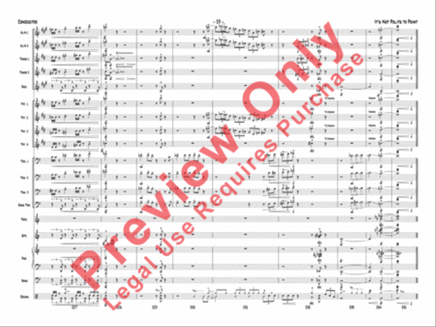 It's Not Polite to Point Jazz Ensemble scores gallery preview page 32