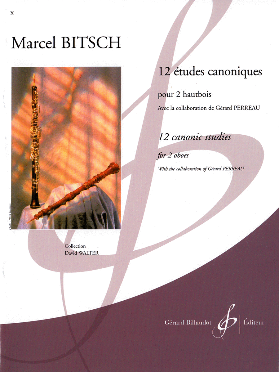 12 Etudes Canoniques Woodwind Duet scores gallery preview page 1
