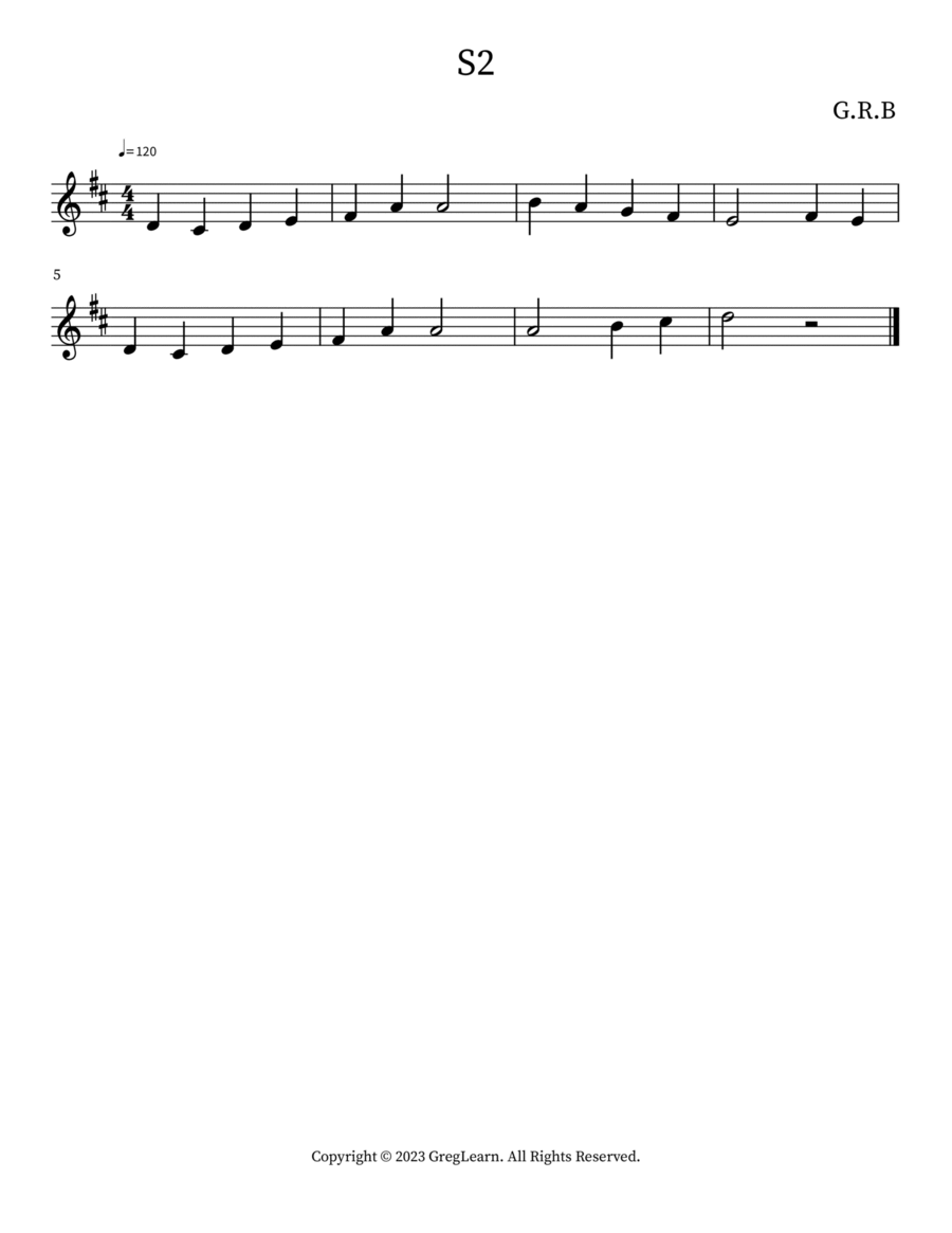 S2 S2 Easy Piano scores gallery preview page 1