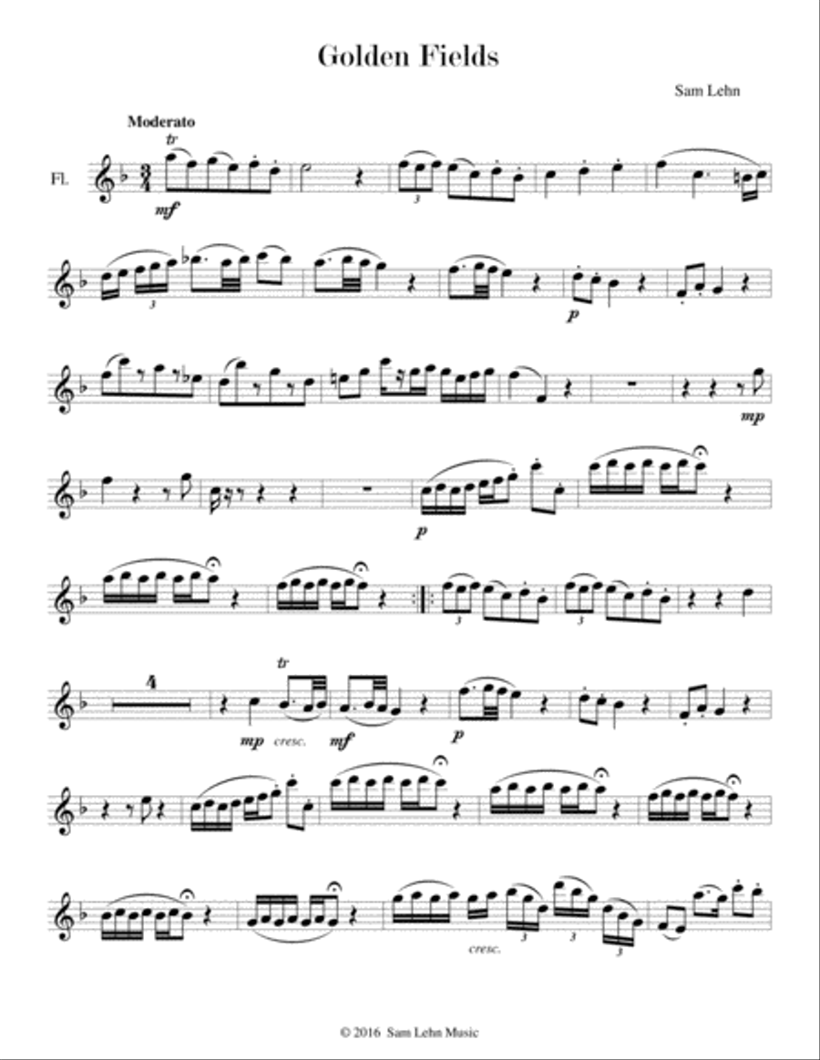 Golden Fields Small Ensemble scores gallery preview page 4