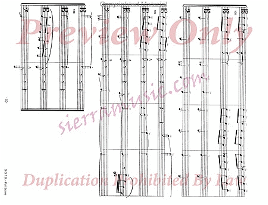 South Of The Border Trombone Quartet scores gallery preview page 11