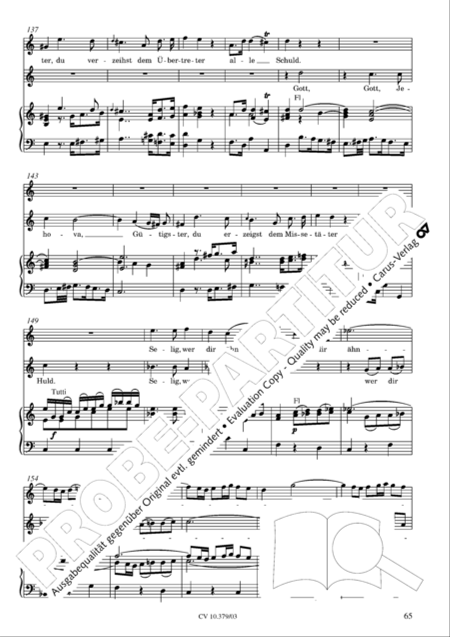 Der Tod Jesu 4-Part scores gallery preview page 66