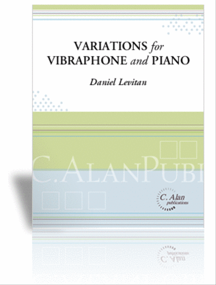 Variations for Vibraphone and Piano Piano Accompaniment scores gallery preview page 1
