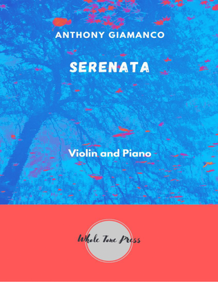 Book cover for SERENATA - violin and piano