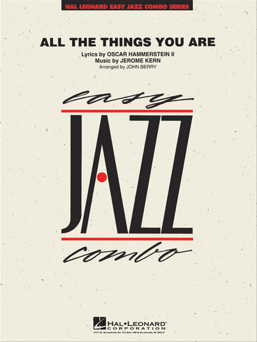 All The Things You Are Jazz Ensemble scores gallery preview page 1