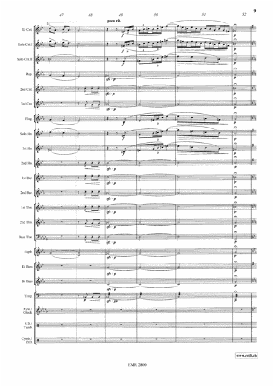 Gipsy Fantasy Gipsy Fantasy Brass Band scores gallery preview page 10