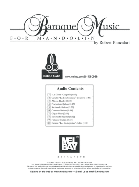 Baroque Music for Mandolin image number null