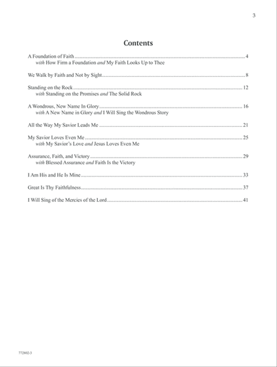 The Faithfulness of God Piano Solo scores gallery preview page 3